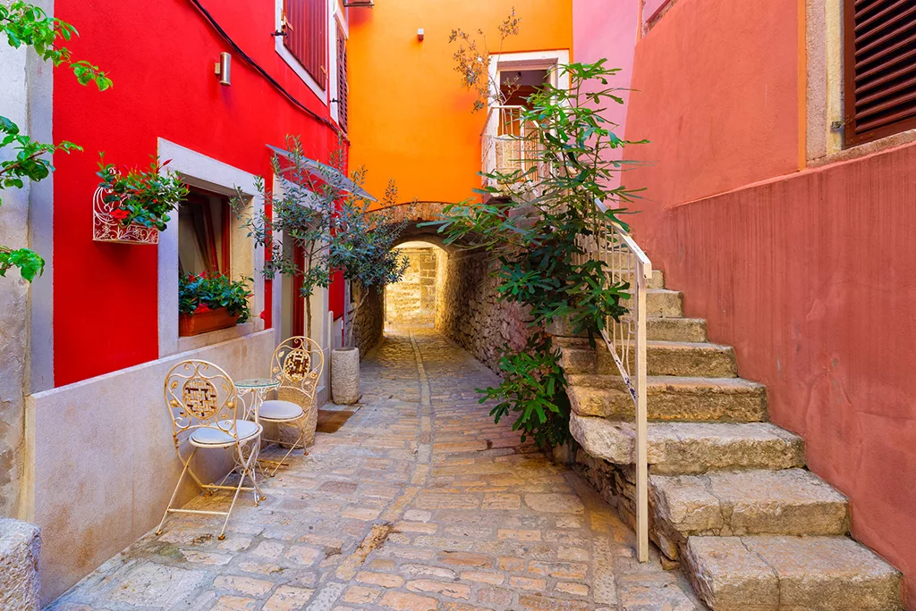 Rovinj Old Town Part - Istria - Croatia