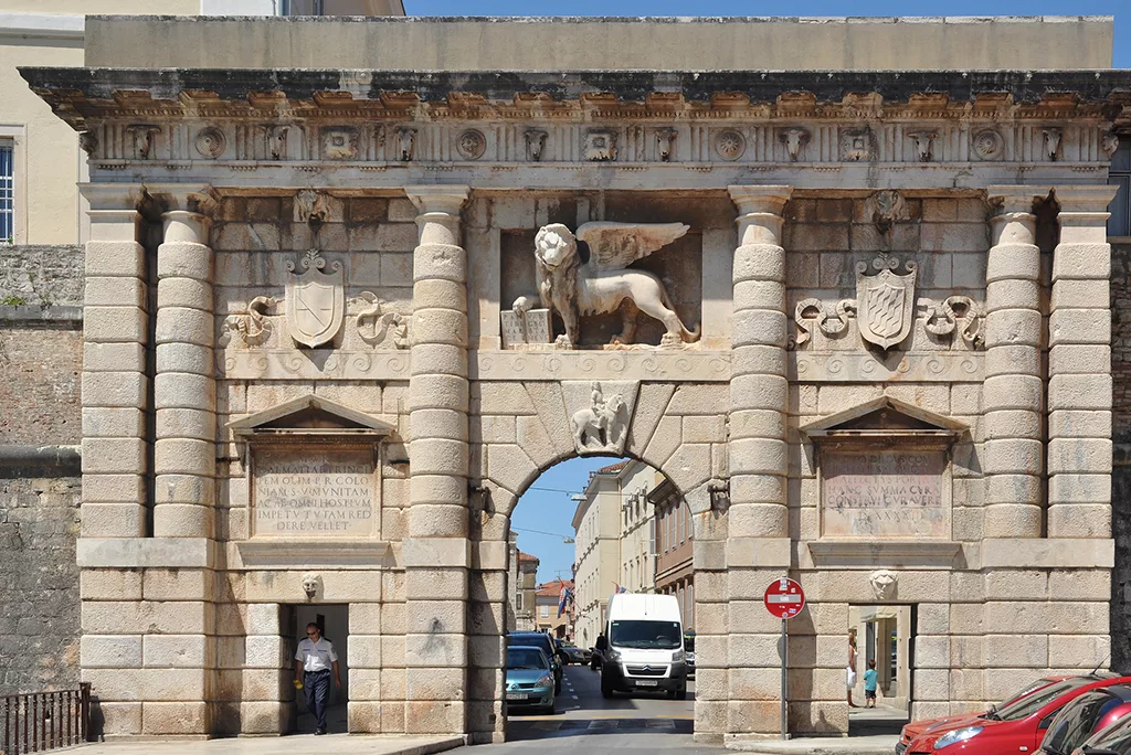 Land Gate in Zadar - Dalmatia - Croatia
