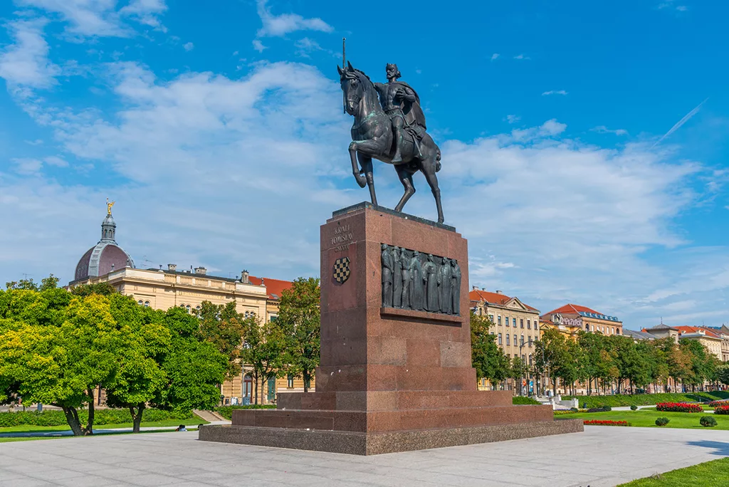 Statue von König Tomislav, Zagreb