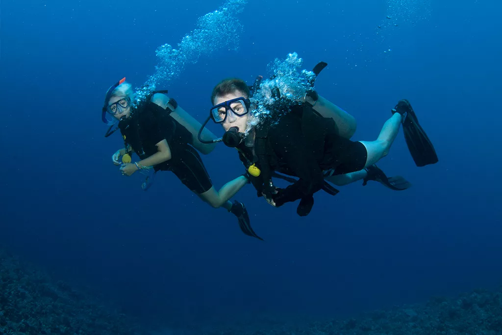 Diving in Split, Dalmatia, Croatia